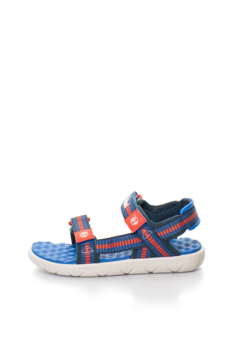 Sandale cu model texturat si velcro Perkins Row A1NIL