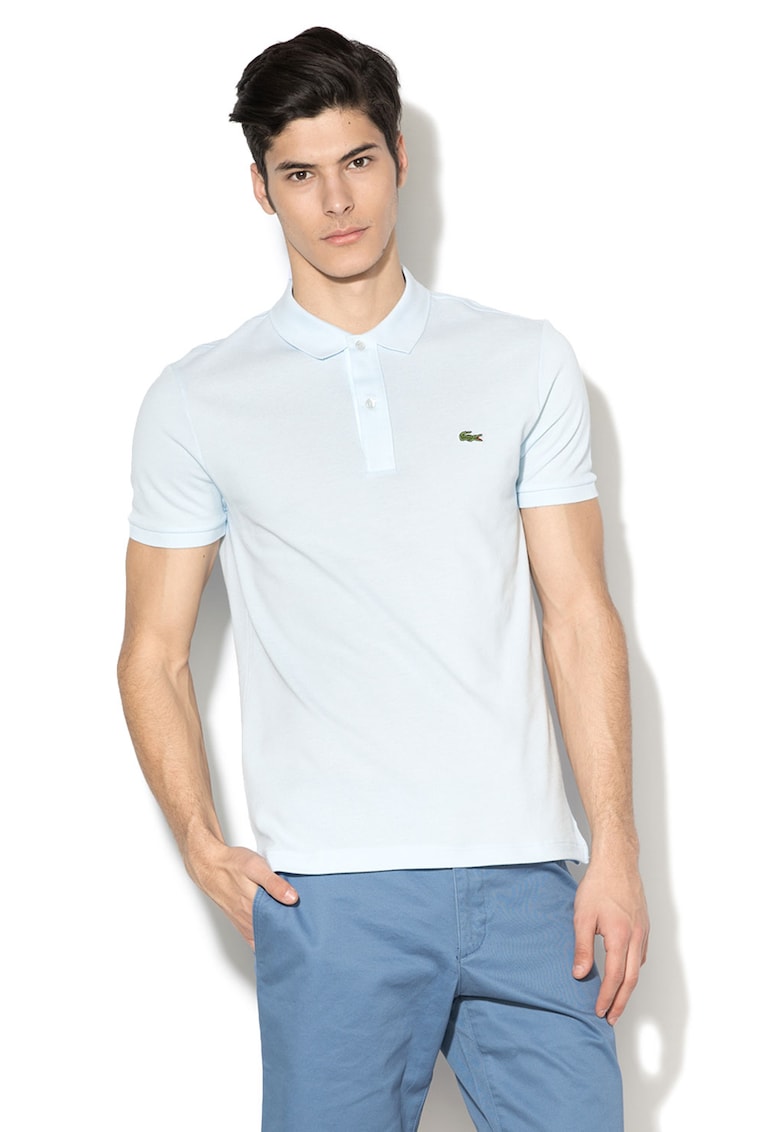 Tricou polo slim fit din material pique - PH4012