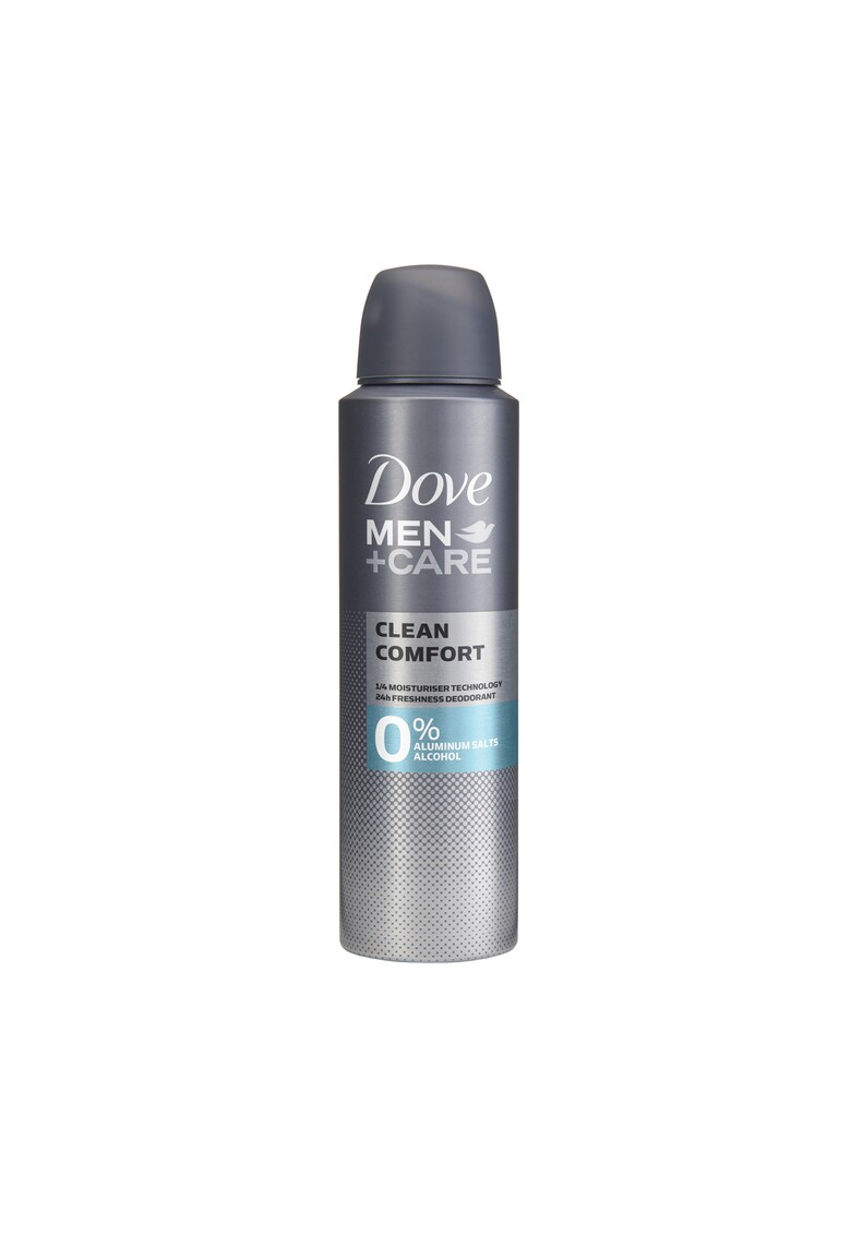 Deodorant antiperspirant Man Clean Comfort cu 0% saruri de aluminiu si 0% alcool – 150 ml Dove imagine noua