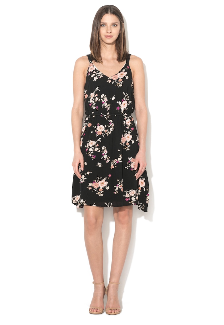 Rochie mini cu imprimeu floral Karmen