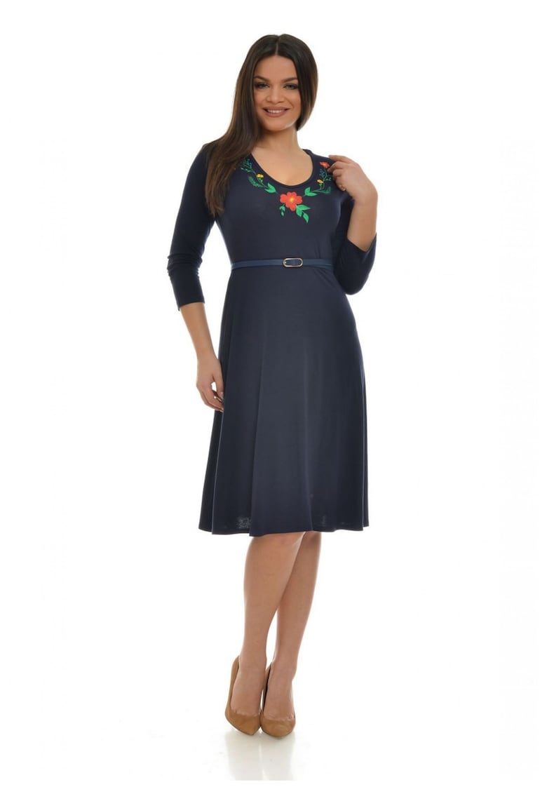 888113089-Rochie de Dama Bleumarin