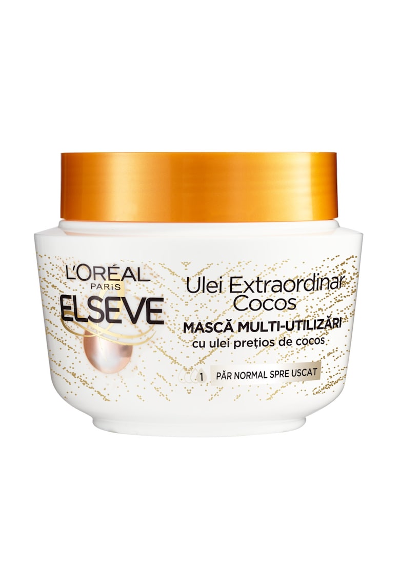 Masca de par Elseve Ulei Extraordinar pentru par normal spre uscat - 300 ml