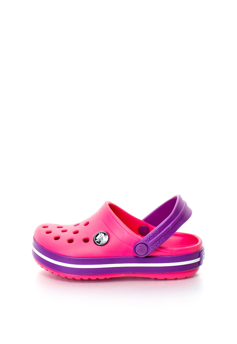 Saboti slingback cu design perforat Crocband
