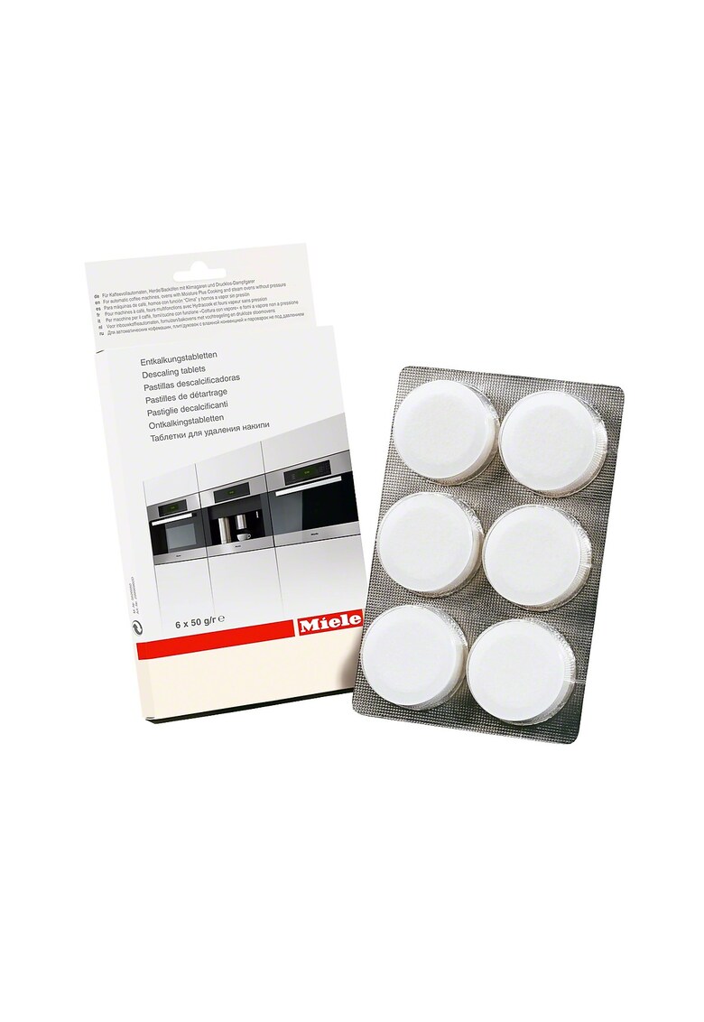 Tablete decalcifiere pentru espressoare si cuptoare cu abur - 6 tablete