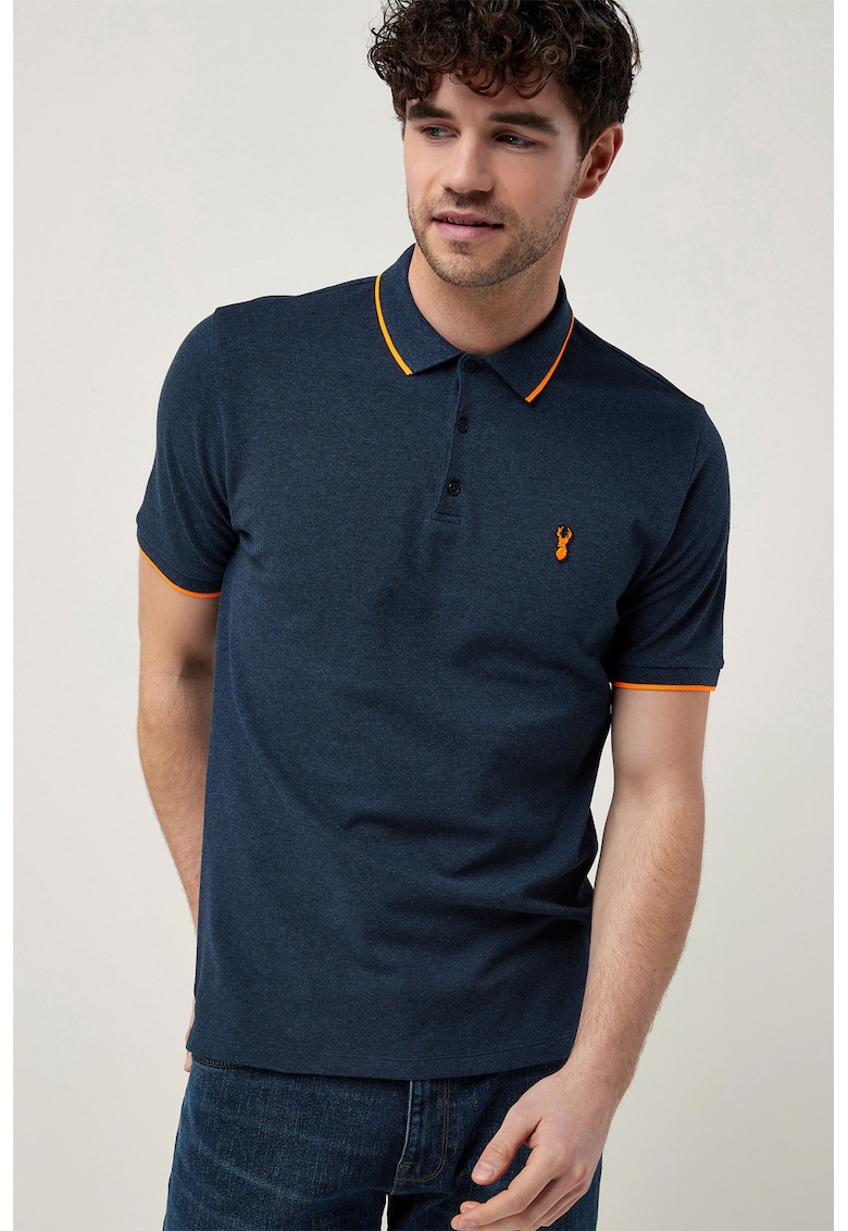 Tricou polo slim fit