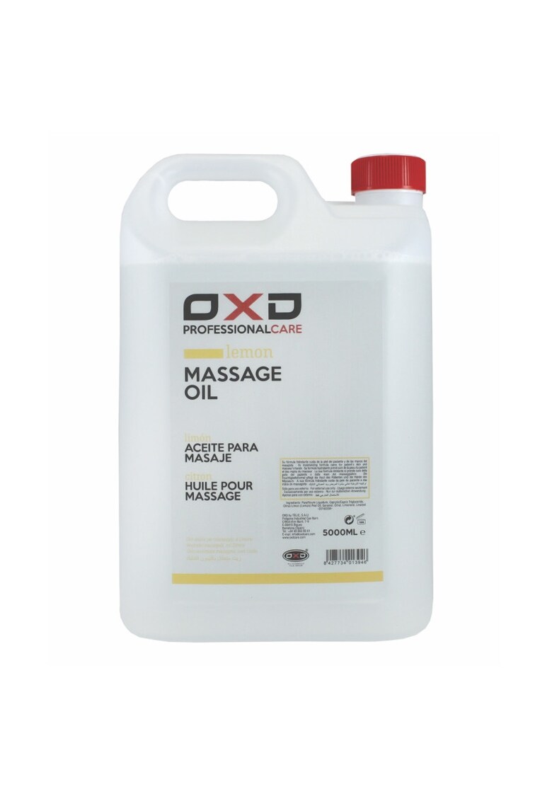 Ulei masaj cu extract de lamaie - neutru - OXD Professional Care - 5000 ml