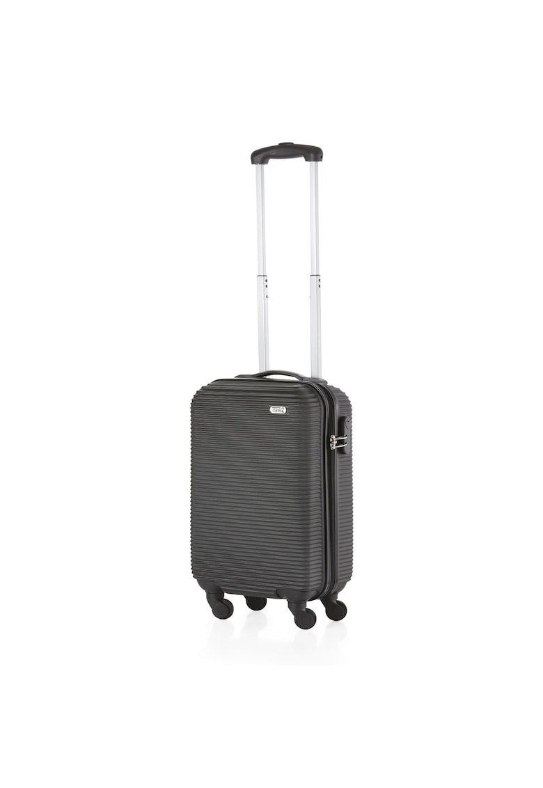 Troler Cabina Horizon - ABS - 4 Roti - 54 cm - Negru