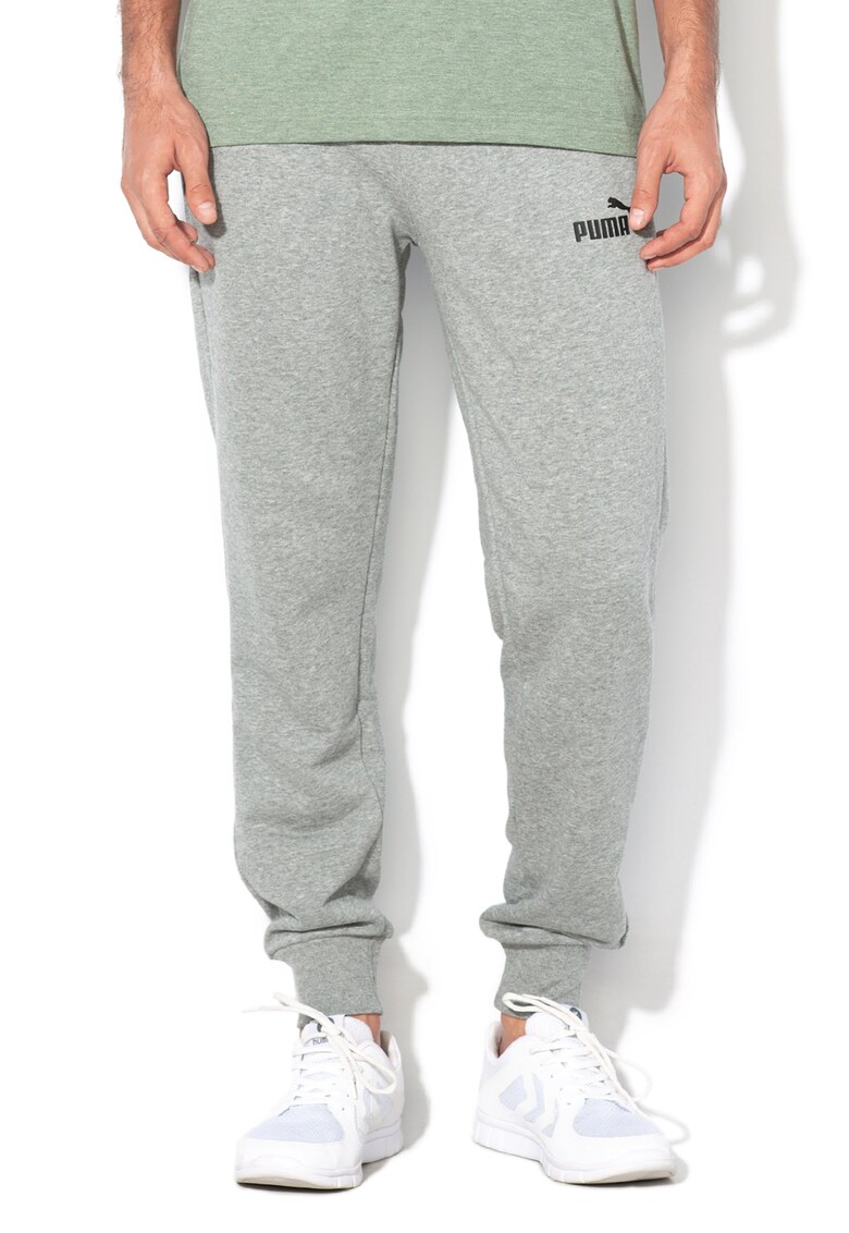 Pantaloni sport regular fit cu imprimeu logo