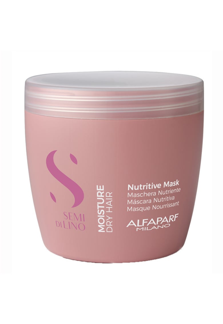 Masca pentru hidratare fara sulfati Semi di Lino Moisture Nutritive Mask - 500 ml