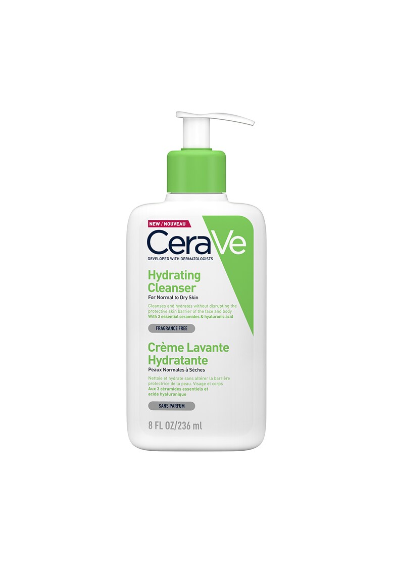 Gel de spalare hidratant pentru piele normal-uscata – 236 ml CeraVe imagine noua