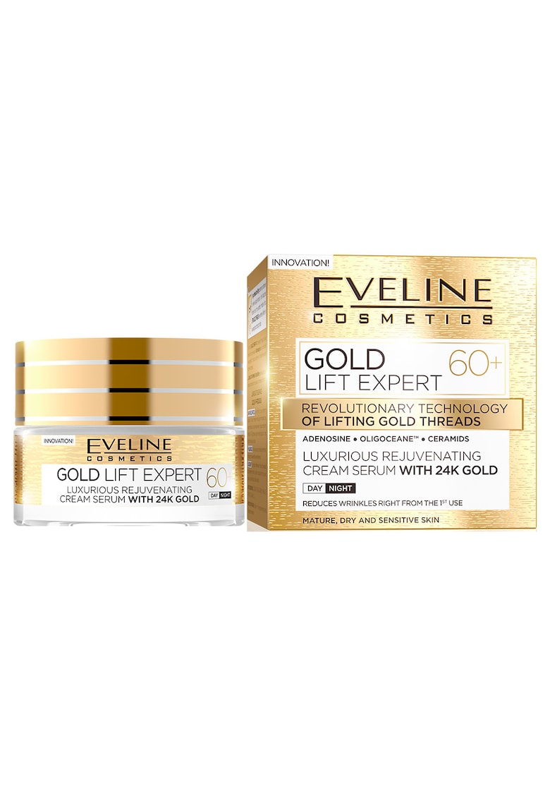 Crema luxurianta de intinerire - Gold Lift Expert cu aur de 24K 60+ - 50 ml