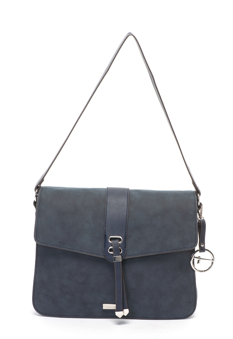 Geanta crossbody de piele intoarsa ecologica Vina