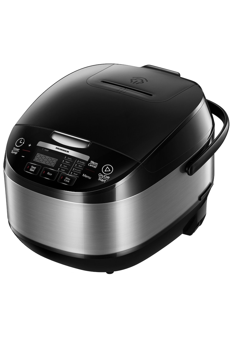 Multicooker - 5 L - 770 W - 11 programe - Timer - Control Touch - Functie mentinere la cald - Negru