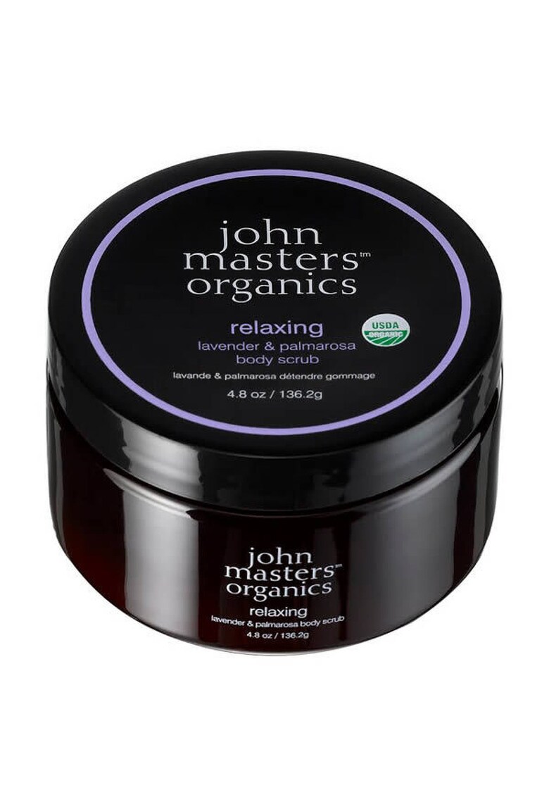 Scrub pentru corp John Masters - Organics Lavender & Palmarosa - 136 gr