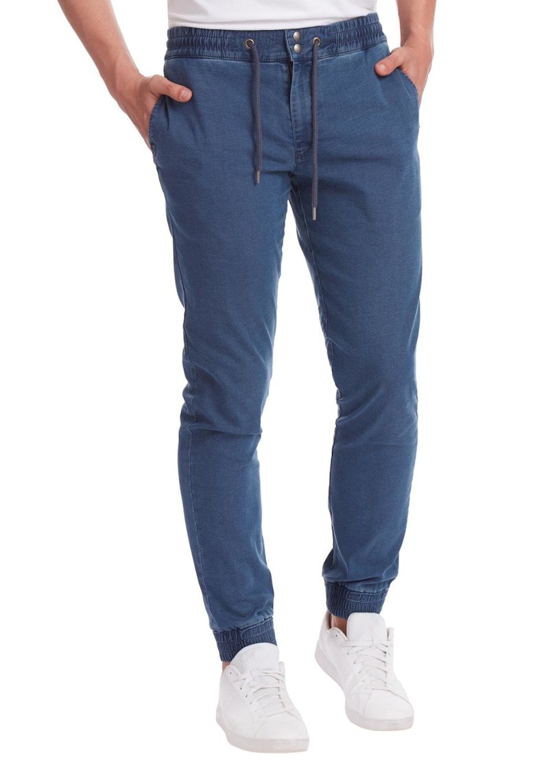 Pantaloni Barbati Runner 5874 Bleumarin