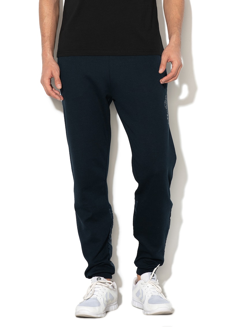 Pantaloni jogger cu insertii de nailon