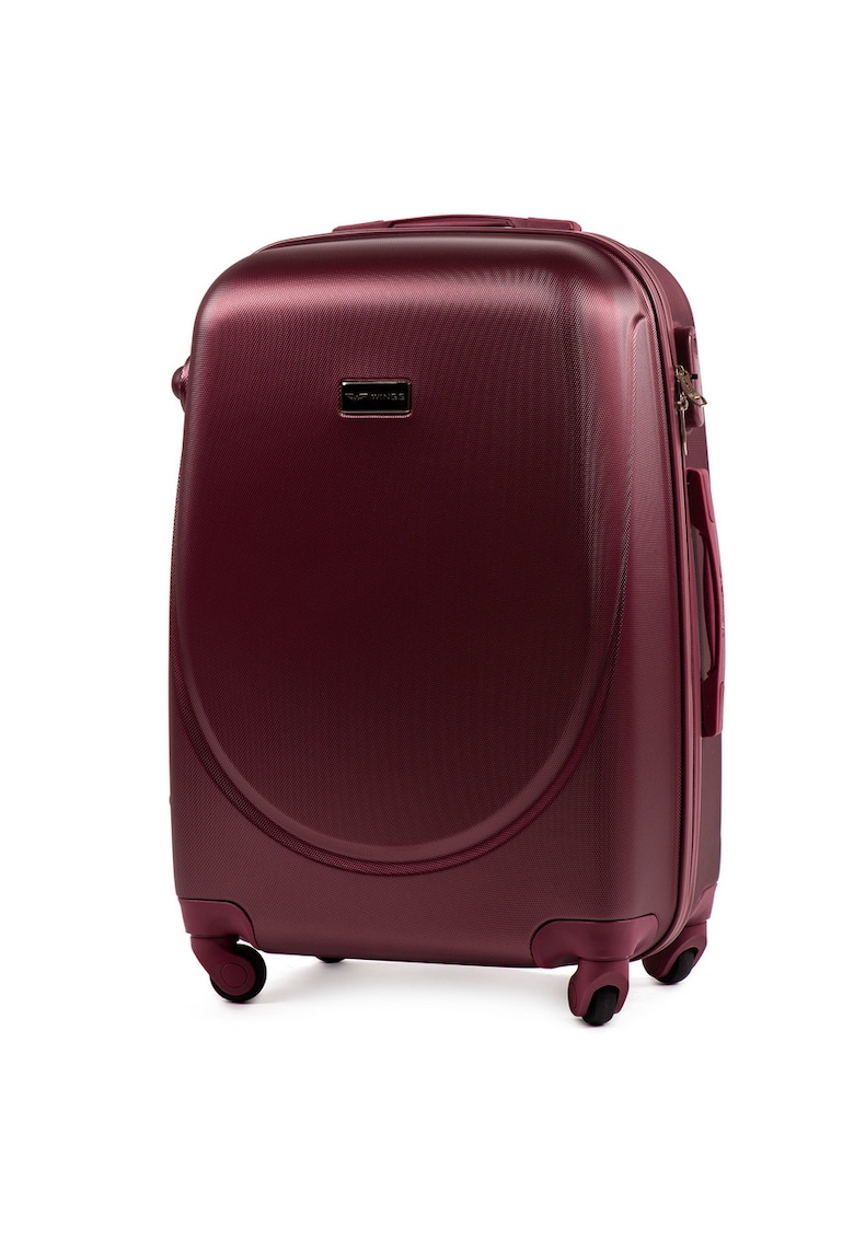Troler Mediu - GOOSE - ABS - 4 Roti - 65 cm - Burgundy