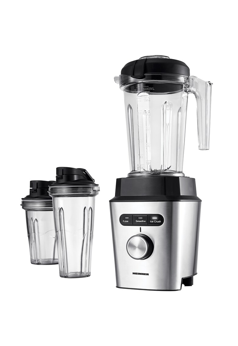 Blender - 1500 W - highproblend - 30.000 rpm - 8 lame - - 2 recipiente tritan - Inox