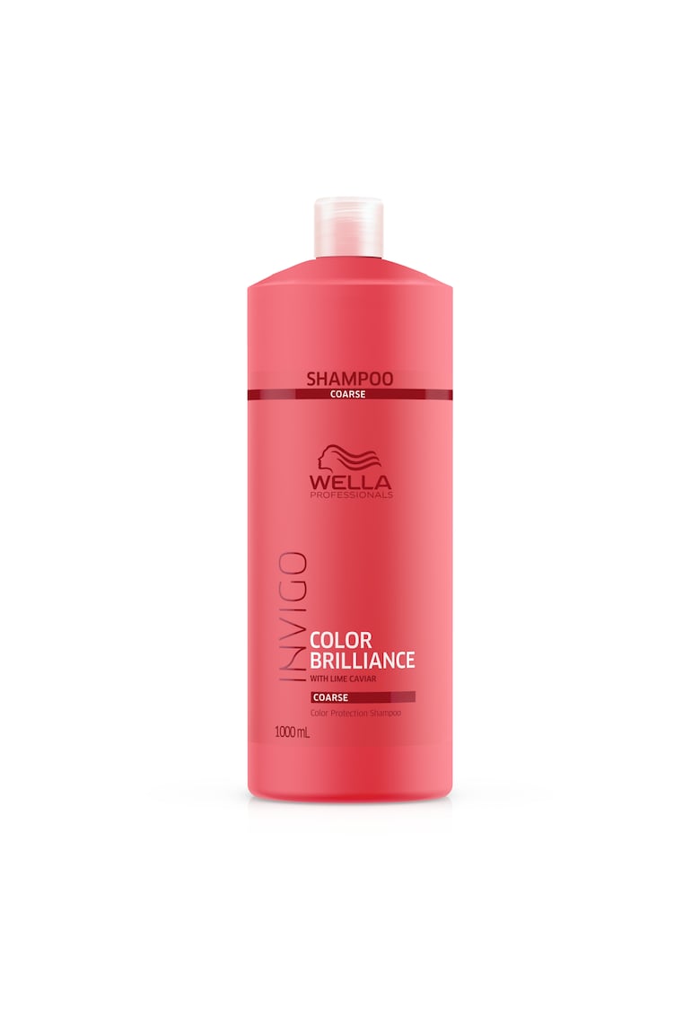 Sampon Wella Professionals Invigo Color Brilliance Coarse pentru par vopsit cu structura puternica - 1000 ml