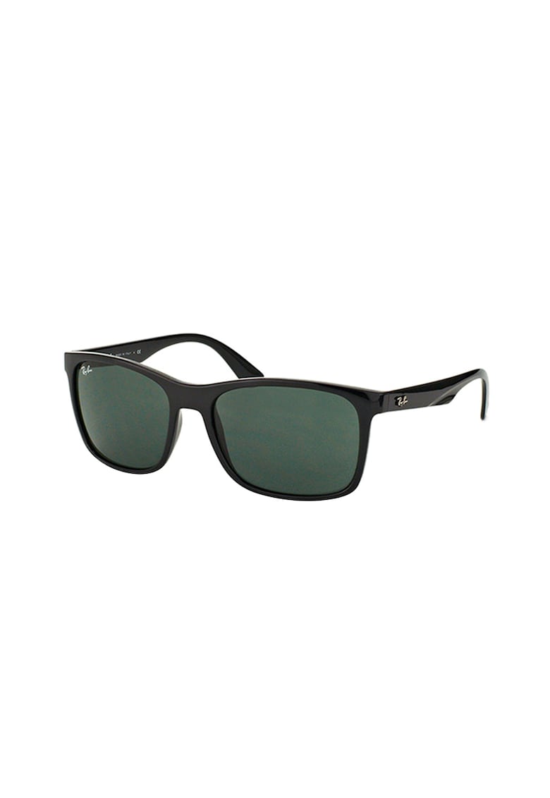 Ochelari de soare wayfarer cu model unisex - Negru