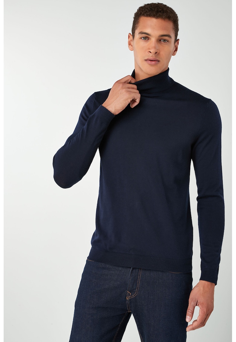 Pulover de lana cu guler inalt584944