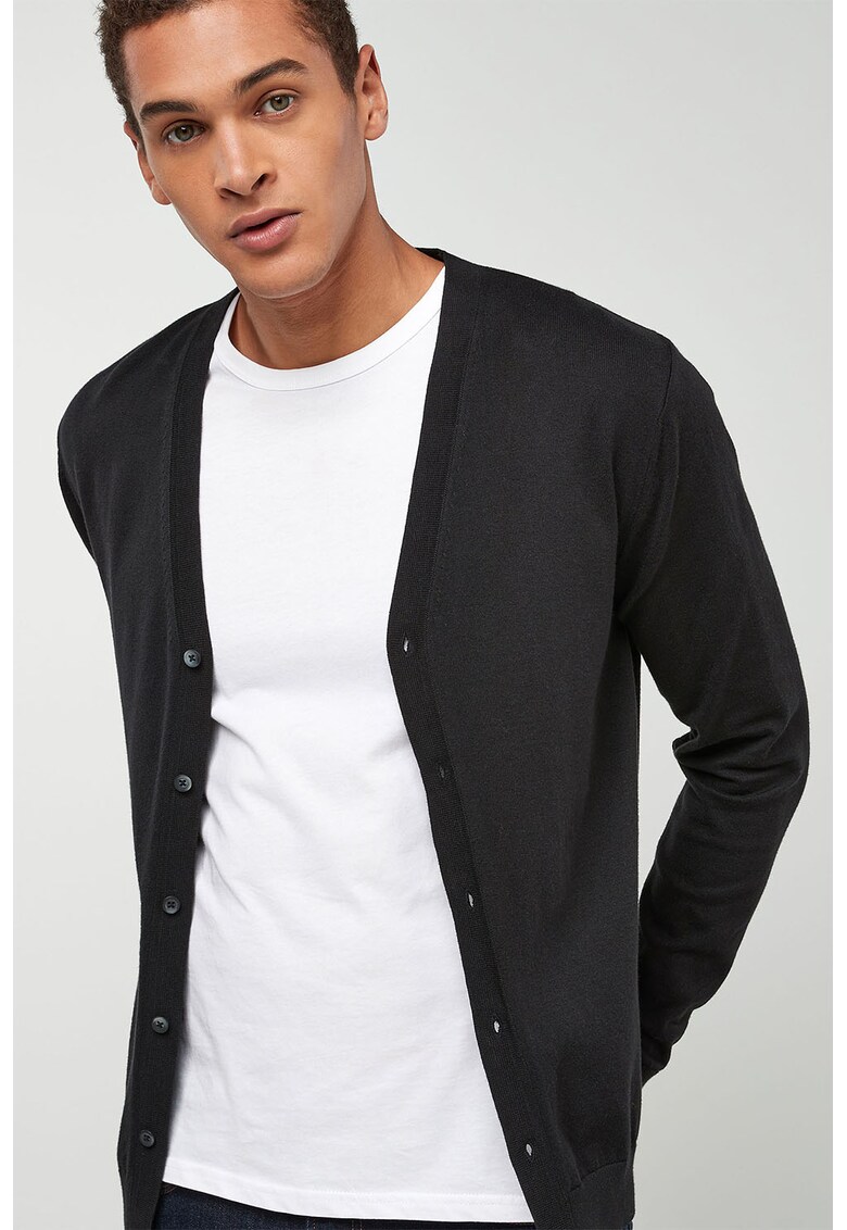 Cardigan tricotat fin