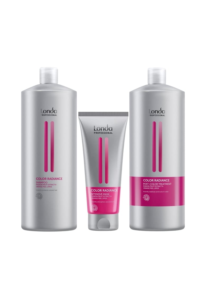Set pentru par vopsit  Color Radiance: 1000 ml - Sampon + 1000 ml - Tratament + 200 ml - Masca