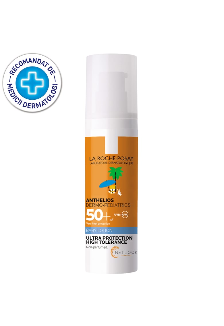 Lapte cu protectie solara pentru fata si corp Anthelios Dermo-Pediatrics SPF 50+ - pentru bebelusi - 50 ml