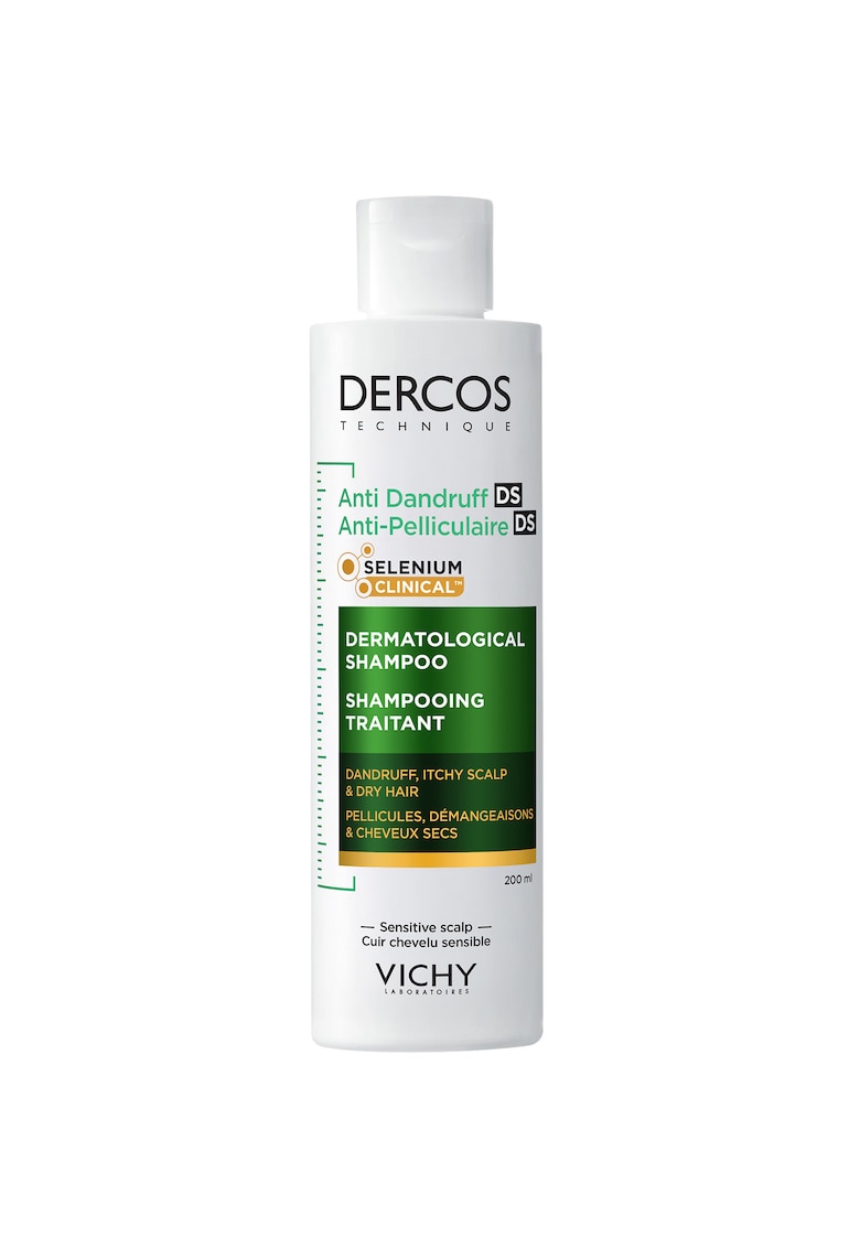Sampon anti-matreata Dercos par uscat - 200 ml