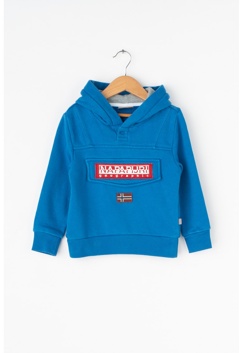 Hanorac cu logo brodat - Albastru