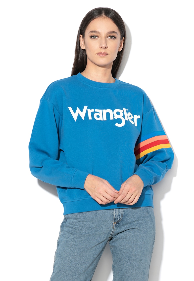Bluza sport cu imprimeu logo