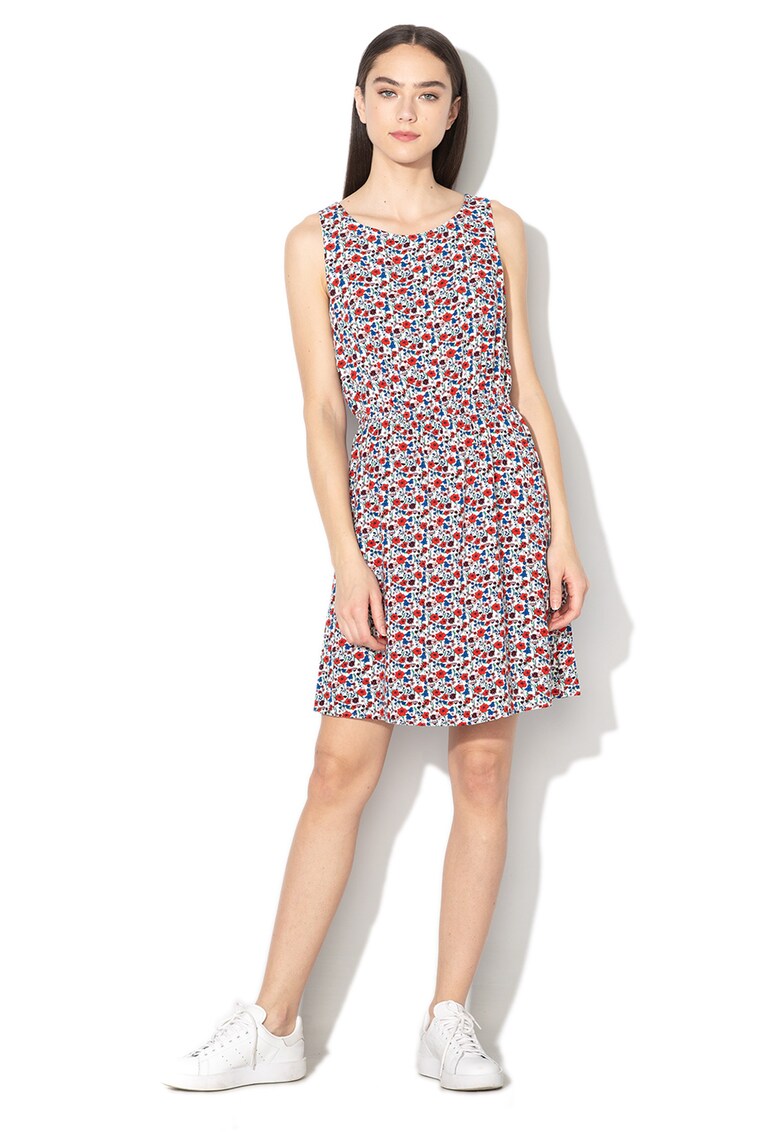 Rochie din jerseu - cu imprimeu