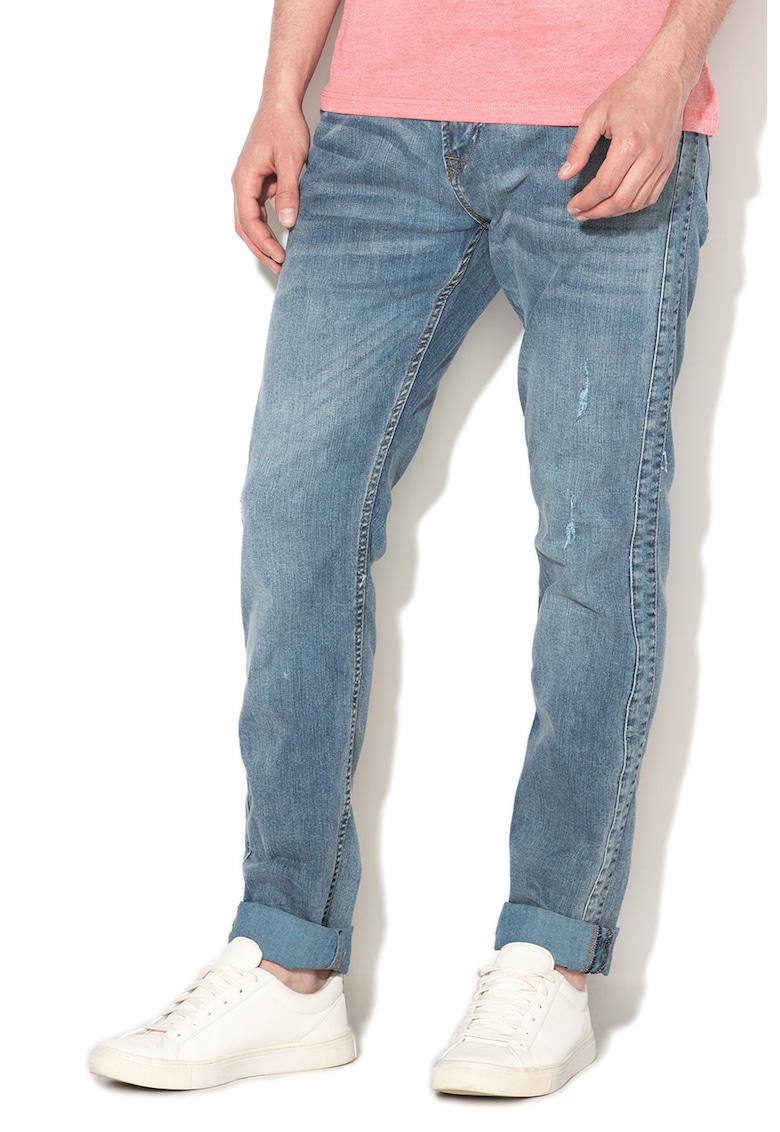 Blugi super slim fit din material elastic Piers