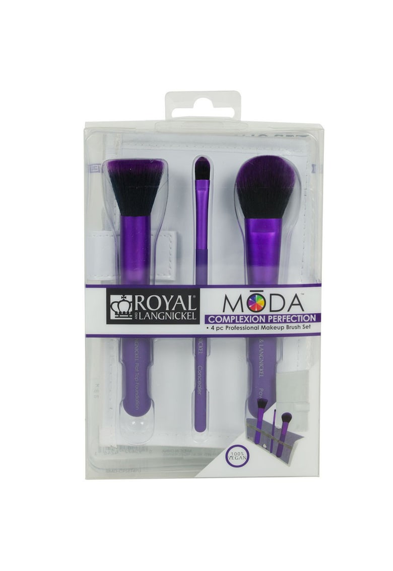 Moda Complexion Perfection Set Pensule 4 piese Mov
