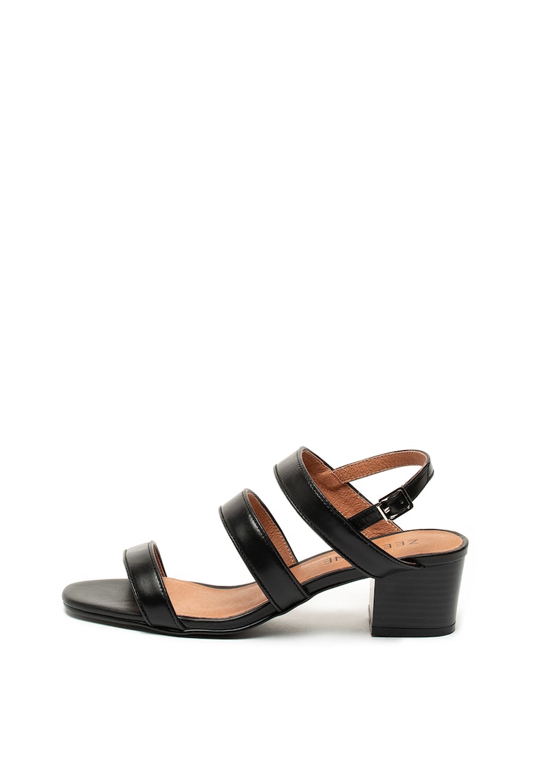 Sandale de piele cu barete multiple