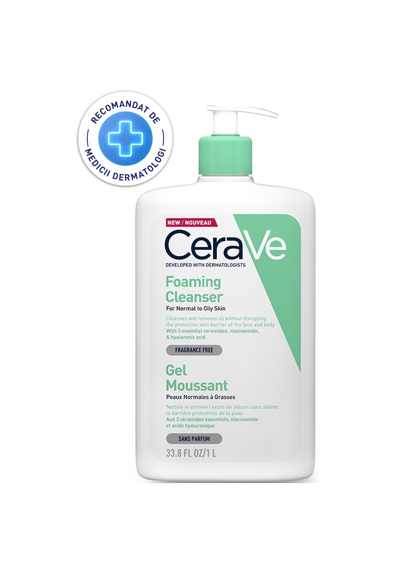 Gel de curatare spumant cu ceramide - niacinamide si acid hialuronic - 1000 ml