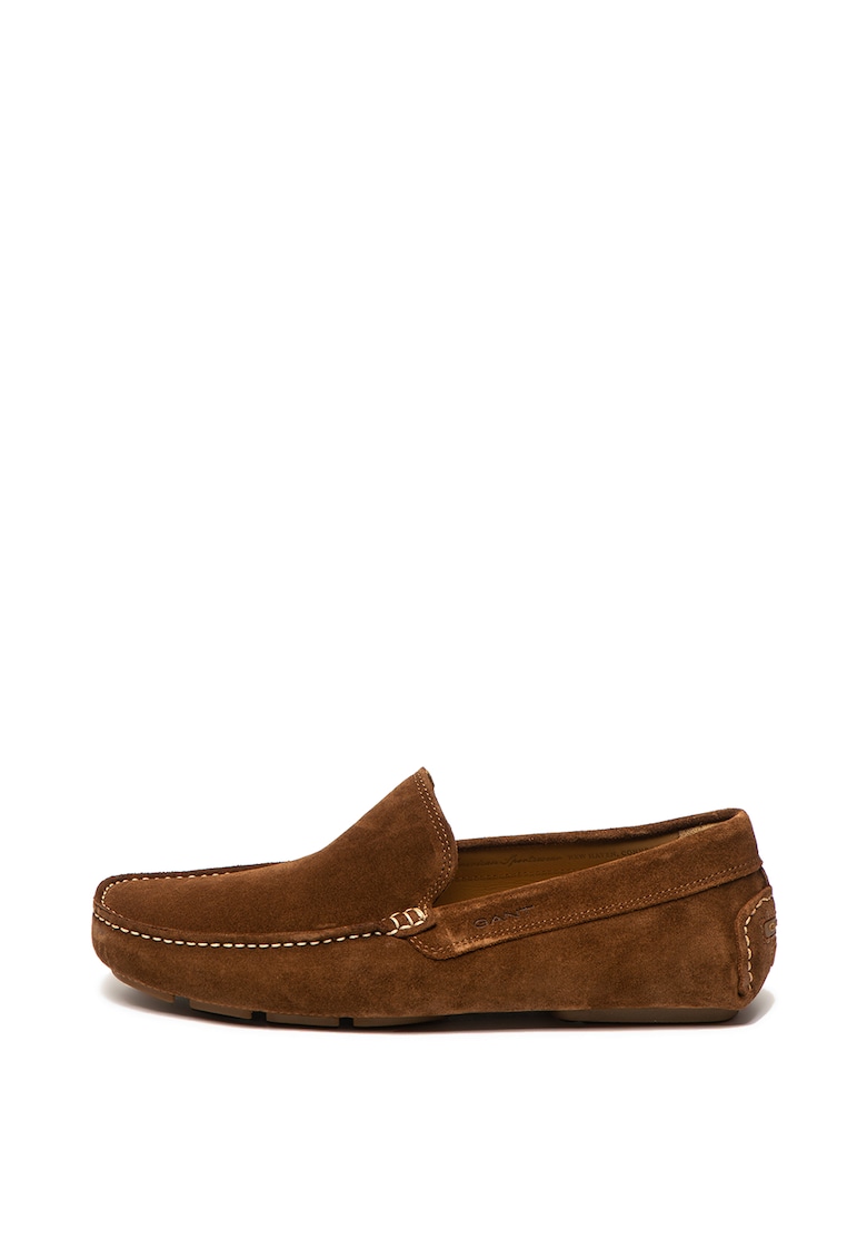 Pantofi loafer de piele intoarsa - cu logo stantat Austin
