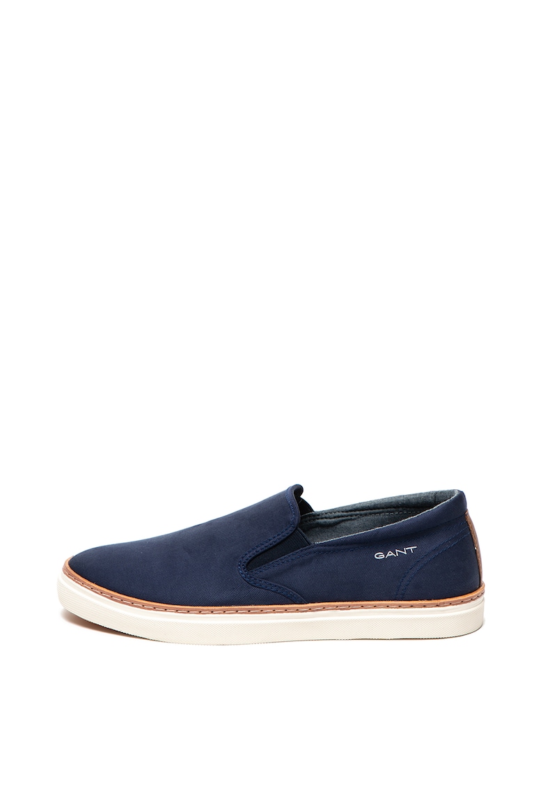 Pantofi slip-on de panza cu garnitura de piele Bari