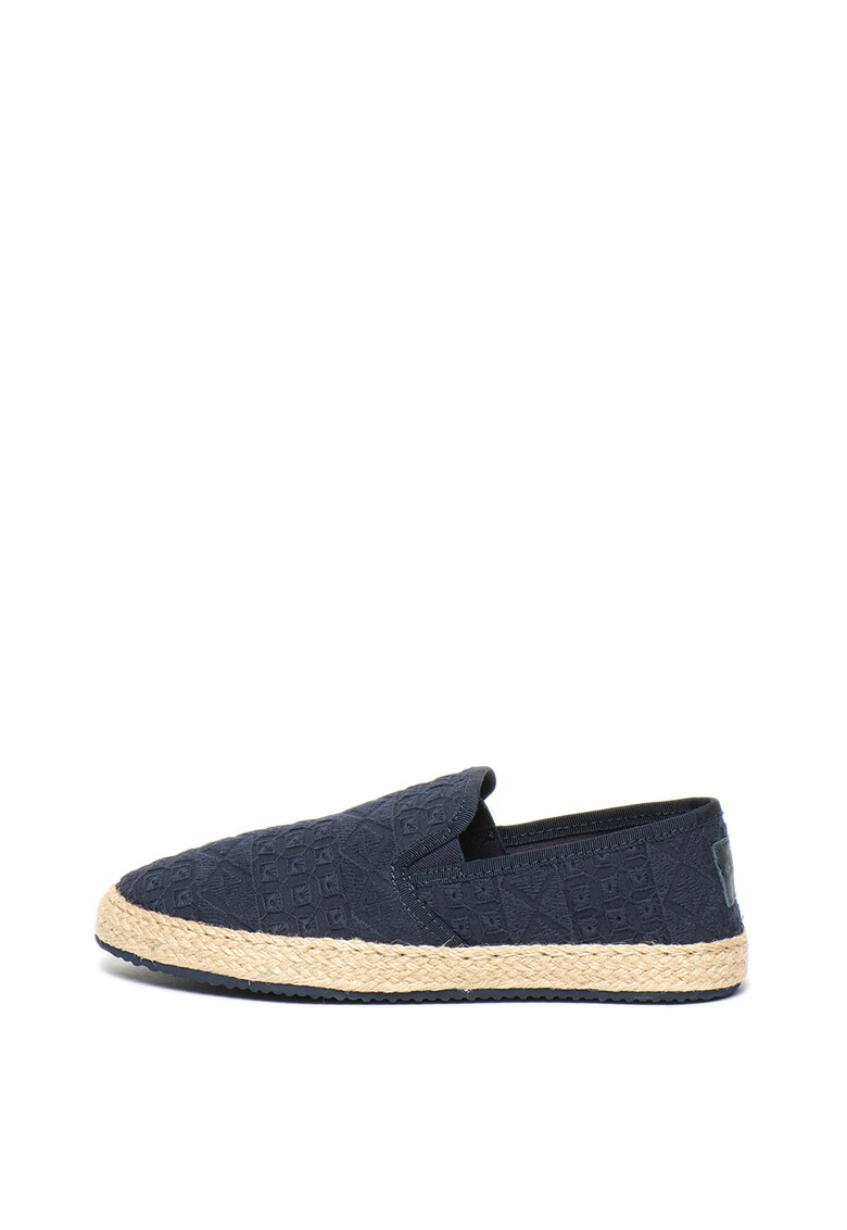 Espadrile slip on cu aspect brodat Krista