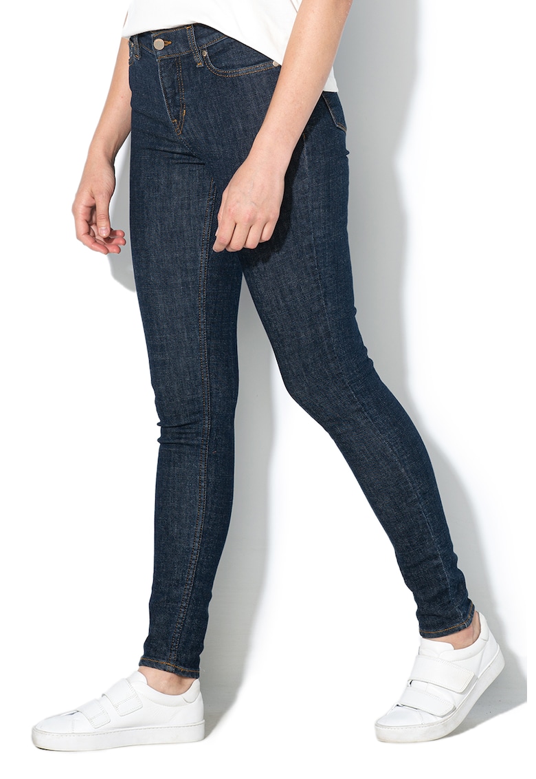 Blugi super skinny cu talie medie Super Crafted