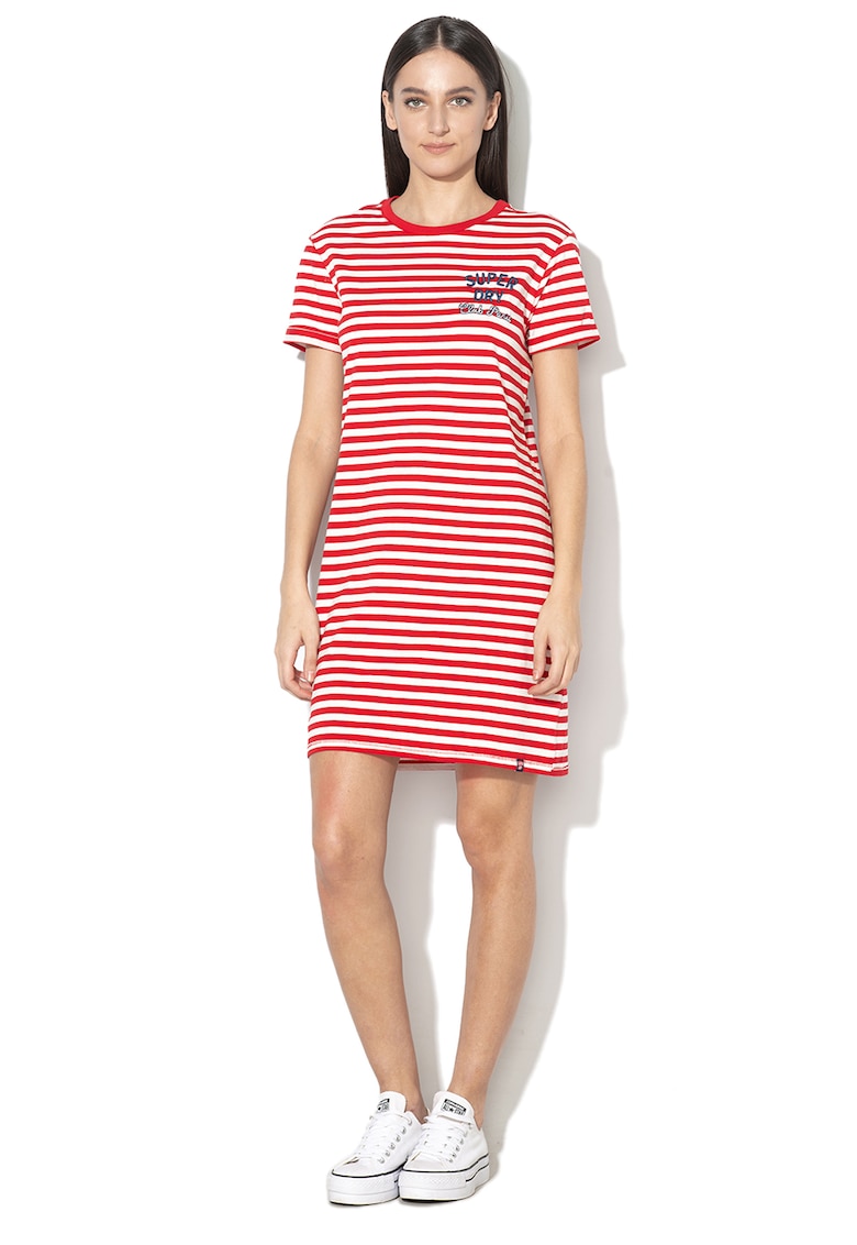 Rochie tip tricou cu dungi Josie