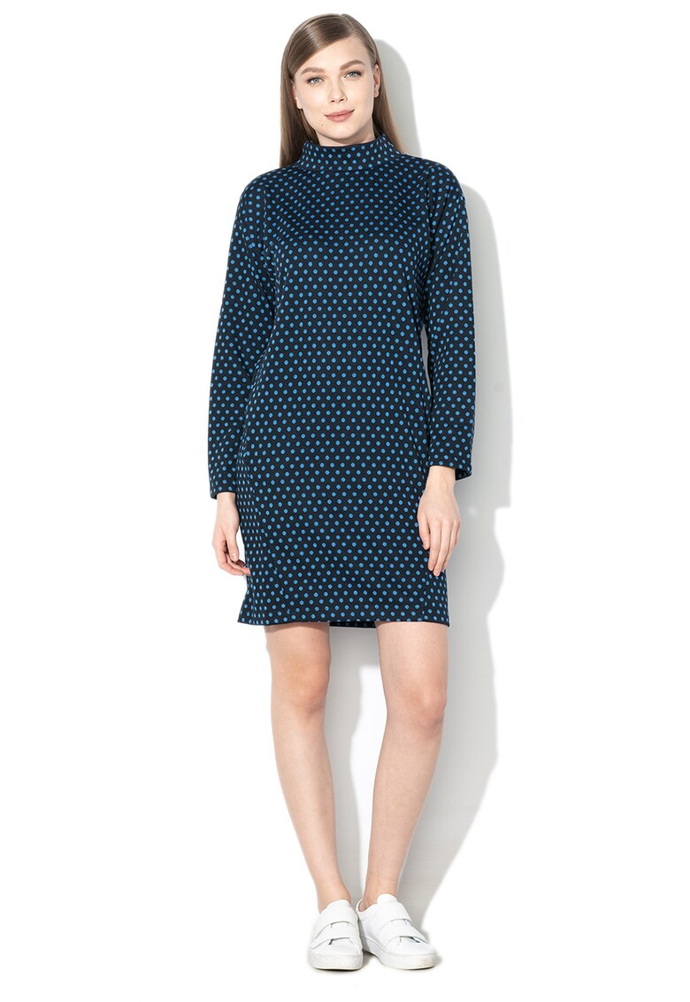 Rochie cu croiala dreapta si buline