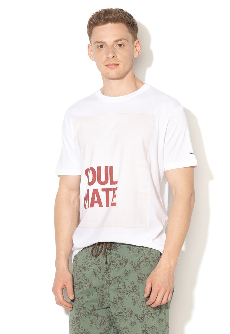 Tricou cu imprimeu text Henry