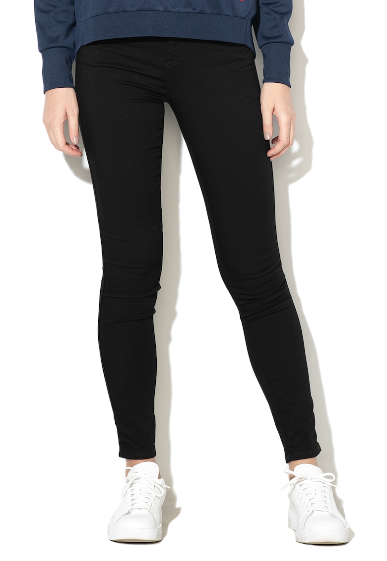 Blugi skinny cu talie medie 2