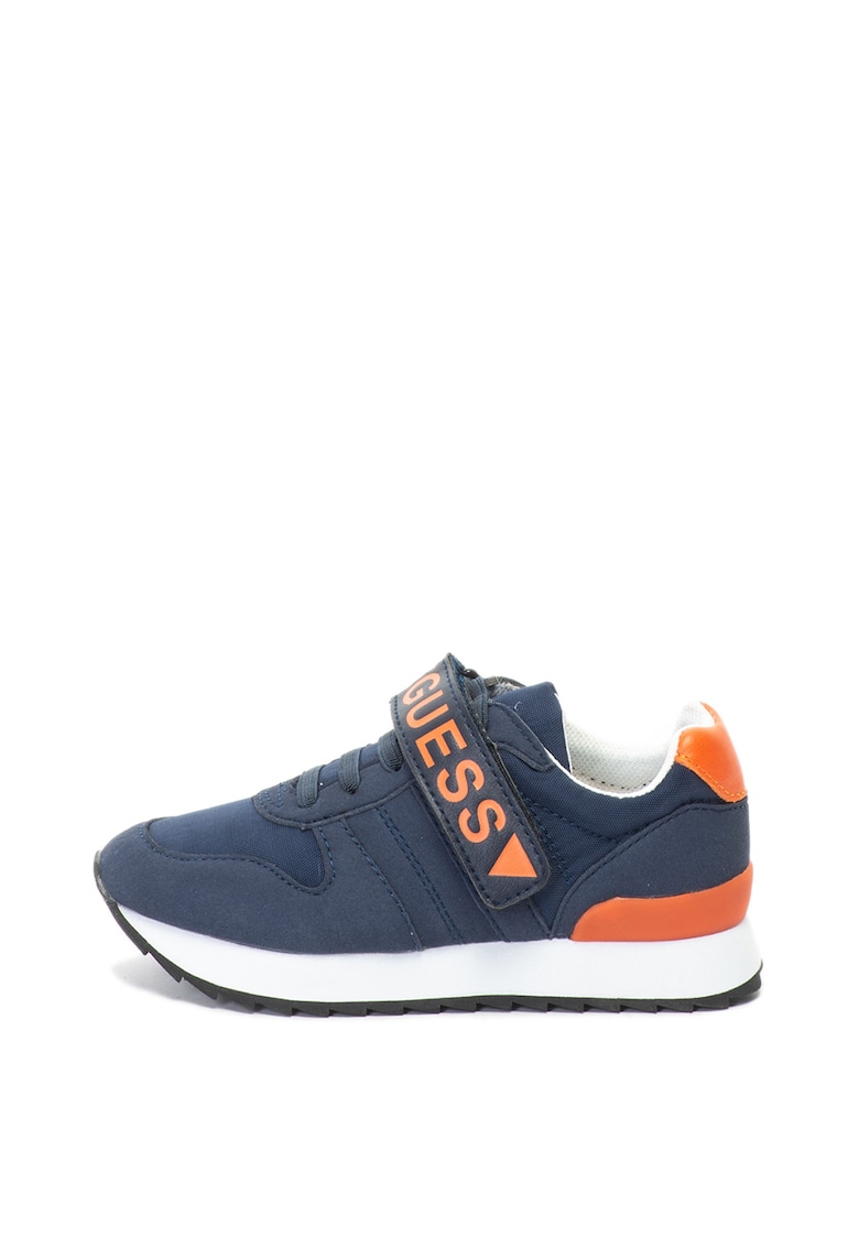 Pantofi sport de piele intoarsa ecologica cu velcro