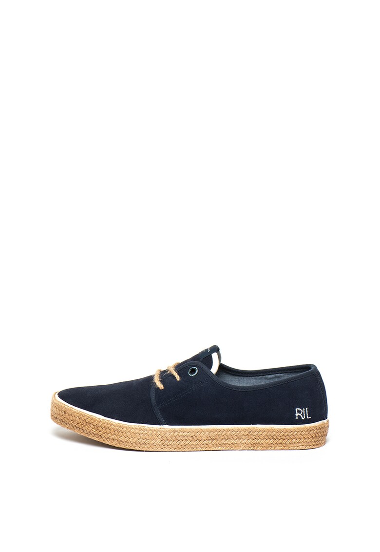 Pantofi tip epadrile de piele intoarsa Sailor
