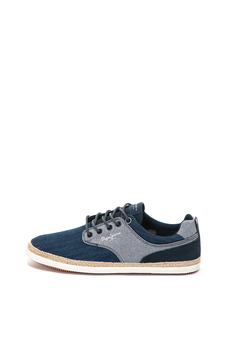 Pantofi casual din material textil cu garnituri de piele intoarsa Maui Jay