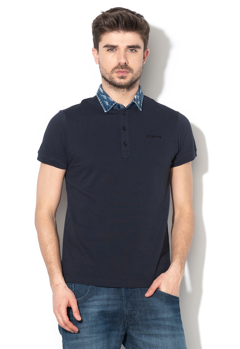 Tricou polo slim fit Miles