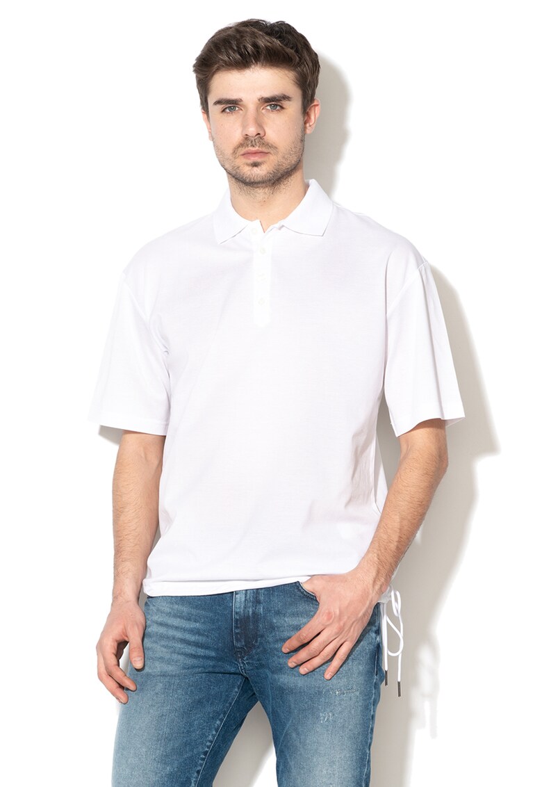 Tricou polo cu snutr la terminatie Plato