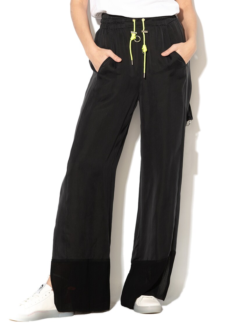 Pantaloni evazati cu snur Lilly